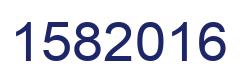 Number 1582016 blue image