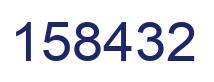 Número 158432 imagen azul