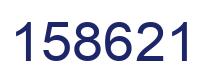 Número 158621 imagen azul
