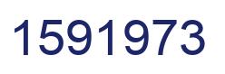 Número 1591973 imagen azul