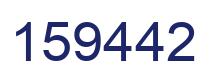Número 159442 imagen azul