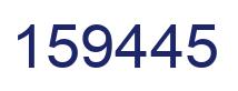 Número 159445 imagen azul