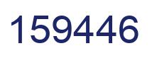 Número 159446 imagen azul