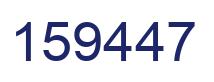 Número 159447 imagen azul