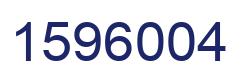 Número 1596004 imagen azul
