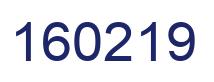 Number 160219 blue image