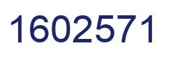 Number 1602571 blue image