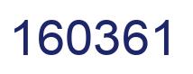 Number 160361 blue image