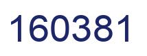 Number 160381 blue image