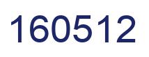 Número 160512 imagen azul
