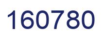 Number 160780 blue image