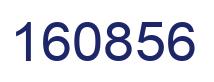 Number 160856 blue image
