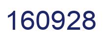 Number 160928 blue image