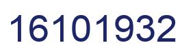 Número 16101932 imagen azul