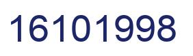 Number 16101998 blue image