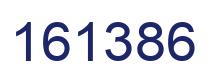 Number 161386 blue image