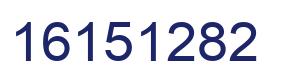 Número 16151282 imagen azul
