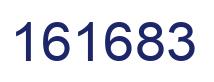 Number 161683 blue image