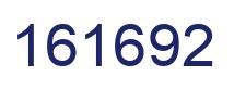 Number 161692 blue image