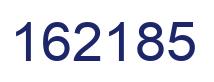 Number 162185 blue image