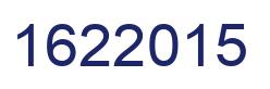 Number 1622015 blue image