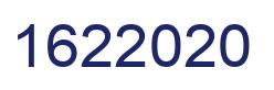 Number 1622020 blue image
