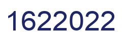 Number 1622022 blue image