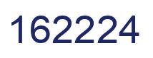 Number 162224 blue image