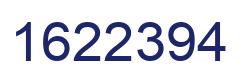 Número 1622394 imagen azul