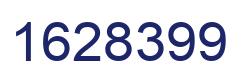 Number 1628399 blue image