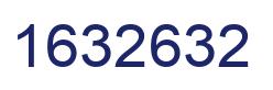 Number 1632632 blue image