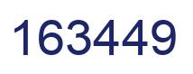 Number 163449 blue image