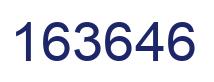 Number 163646 blue image