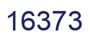 Number 16373 blue image