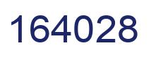 Número 164028 imagen azul