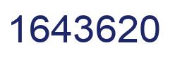 Number 1643620 blue image