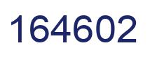 Number 164602 blue image