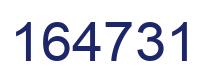 Número 164731 imagen azul
