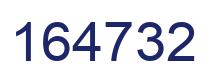 Número 164732 imagen azul