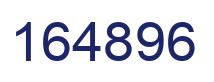 Number 164896 blue image