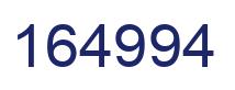 Número 164994 imagen azul