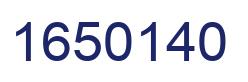 Number 1650140 blue image