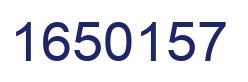 Número 1650157 imagen azul