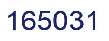 Número 165031 imagen azul