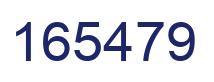 Número 165479 imagen azul