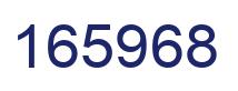 Number 165968 blue image