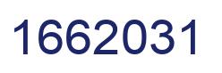 Number 1662031 blue image