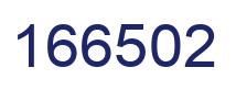 Number 166502 blue image