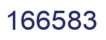 Number 166583 blue image