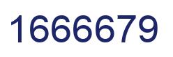 Número 1666679 imagen azul